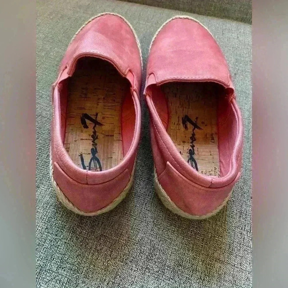 Seven7 Coral Pink Cape Verde Espadrilles Loafers Size 10 - Picture 1 of 6